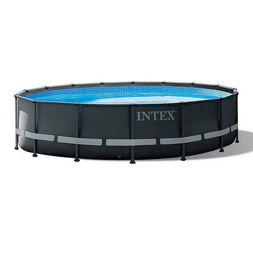 Intex Piscine tubulaire ronde ultra frame 488 x 122 cm