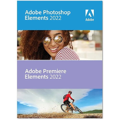 Adobe Systems Adobe Photoshop Elements & Premiere Elements 2022 - Licence perpétuelle - 2 PC - A télécharger