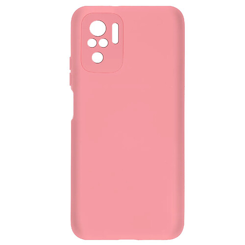 Avizar Coque Xiaomi Redmi Note 10 et Redmi Note 10s Semi-rigide Soft Touch Fine Rose