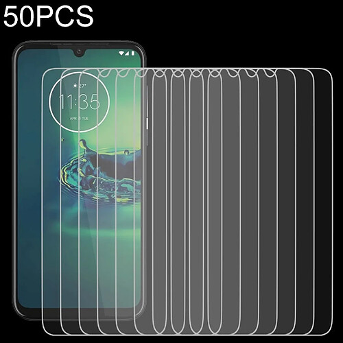 Wewoo Film de verre trempé 50 PCS Pour Motorola Moto G8 Plus 9H 2.5D Écran