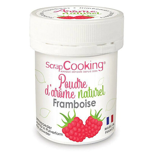 Scrapcooking Arôme alimentaire naturel en poudre 15 g - framboise