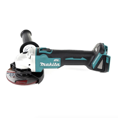 Makita DGA 504 RTJ 18 V Meuleuse sans fil Ø 125 mm avec boîtier MAKPAC + 2x Batteries BL 1850 5,0 Ah + Chargeur DC18RC