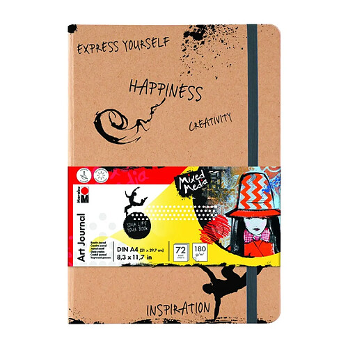 Marabu Carnet de notes 'Art Journal', format A4, 180 g/m2, 1 ()