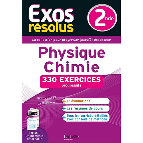 Physique chimie 2de : 330 exercices progressifs · Occasion