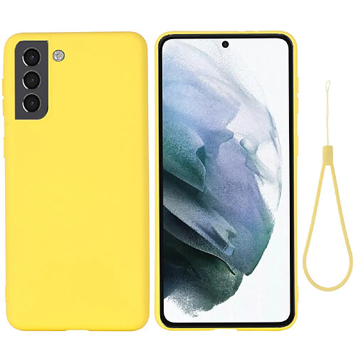 Coque en silicone jaune pour votre Samsung Galaxy S22 Plus