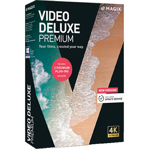 MAGIX Vidéo deluxe Premium - Licence Perpétuelle - 1 poste