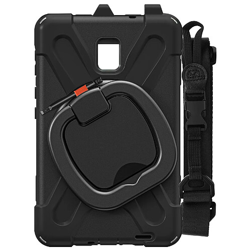 Avizar Coque pour Samsung Galaxy Tab Active 5 Antichoc Poignée Support Sangle Noir