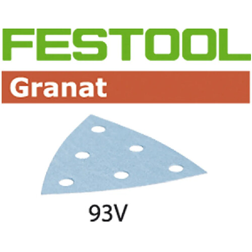 Festool STF V93/6 P 180 GR /100 Abrasifs Granat (100 Pièces ) ( 497396 )