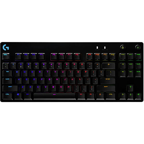 Logitech G Pro Clavier de Jeu Mécanique Bluetooth USB QWERTY US Noir