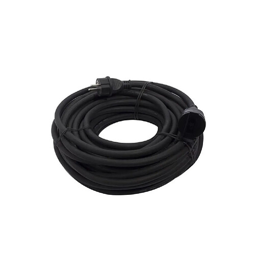 CHACON Prolongateur HO7RN-F 3 x 2,5 mm² - 20 m - Noir