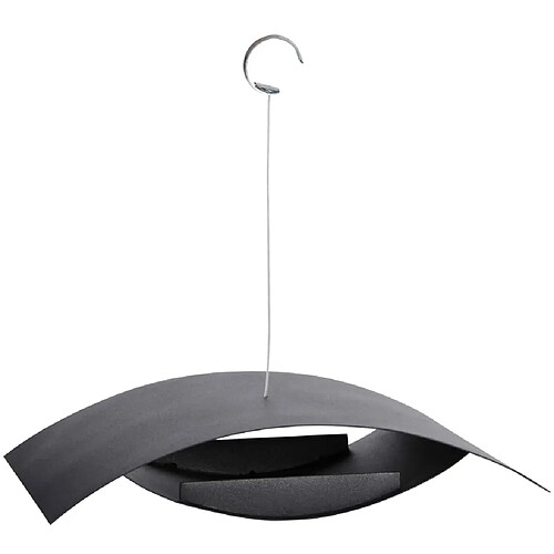 Esschert Design Mangeoire à oiseaux suspendue Noir S FB437