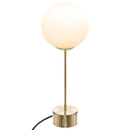 Atmosphera, Createur D'Interieur Lampe droite à poser Dris Noire et blanche - H. 43 cm