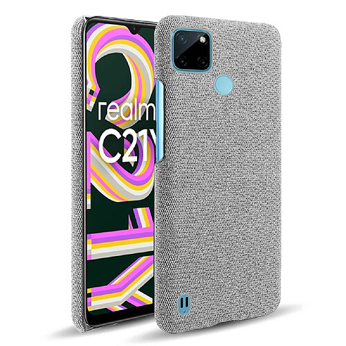 Coque en TPU anti-empreintes digitales, gris clair pour votre Realme C21Y/Realme C25Y