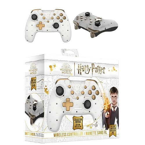 Freaks And Geeks Manette SWITCH Bluetooth Harry Potter Blanche Hedwige Nintendo Switch