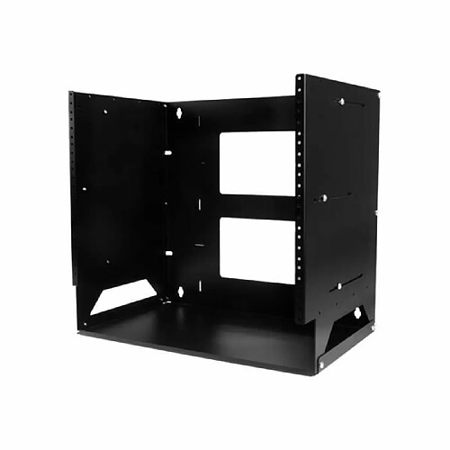 STARTECH Rack de serveur mural 8U en acier solide avec étagère intégrée - Armoire serveur montable sur mur - Support mural