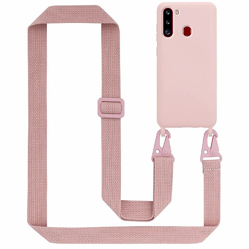 Cadorabo Etui Samsung Galaxy A21 Coque en Rose