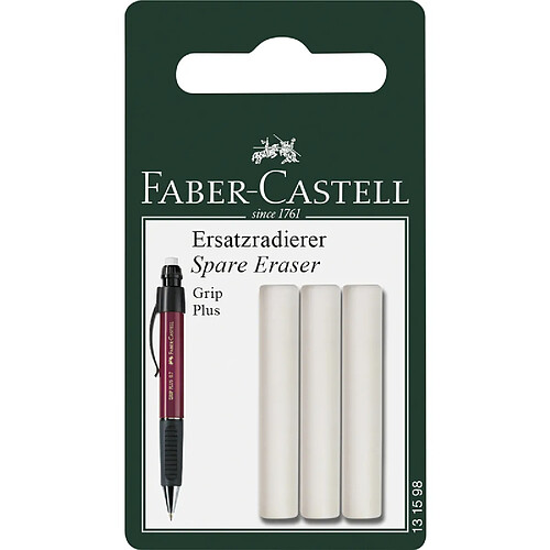 FABER-CASTELL Gomme de recharge pour GRIP PLUS ()