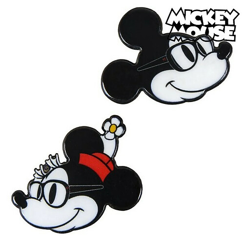 Broche Minnie Mouse Noir Blanc