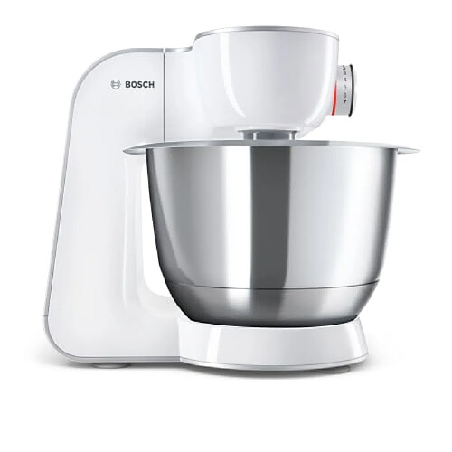 Bosch MUM5 MUM5XL72 Robot Pâtissier 3.9L 1000W 76dB 7 Vitesses Hachoir Planétaire Plastique Acier Inoxydable Blanc