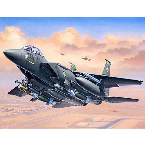 Revell Maquette Avion Militaire : F-15E Strike Eagle & Bombs