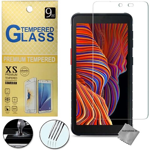 Htdmobiles Film de protection vitre verre trempe transparent pour Samsung Galaxy Xcover 5