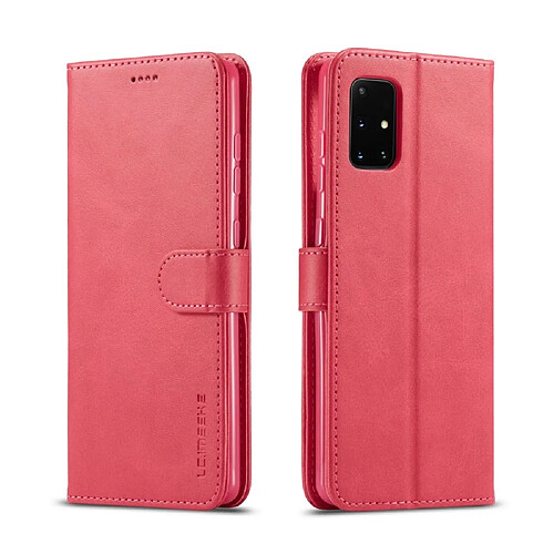 Etui en PU rouge pour Samsung Galaxy A51 5G SM-A516