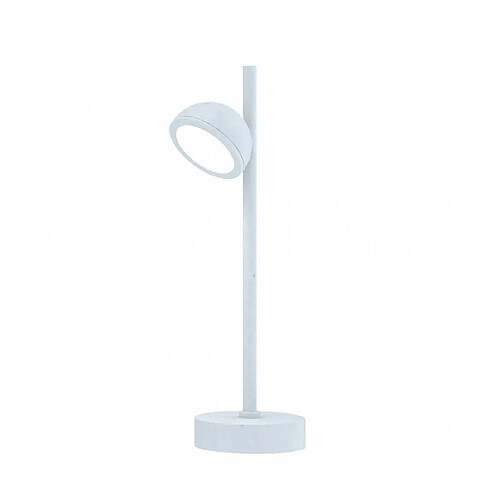 Luminaire Center Borne de jardin Everest blanc 1 ampoule 45cm