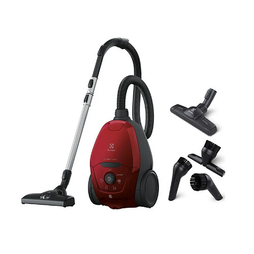 Aspirateur traineau 500w 57db rouge - pd824cr - ELECTROLUX