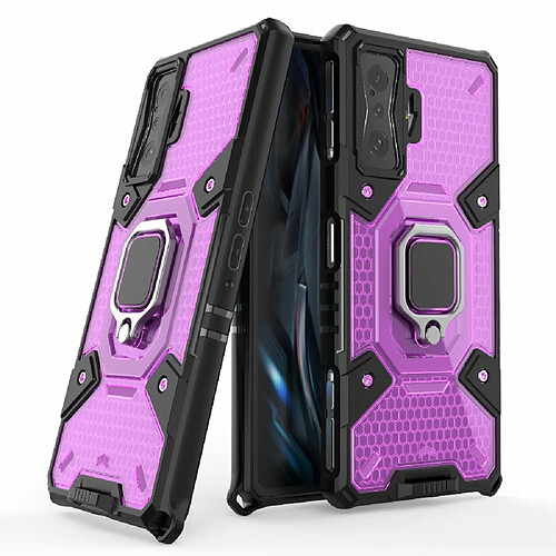 Coque en TPU anti-chocs avec béquille, violet pour votre Xiaomi Redmi K50 Gaming