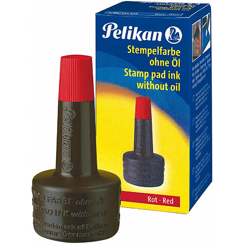 Pelikan encre à tampon 4K, rouge, contenu: 28 ml ()