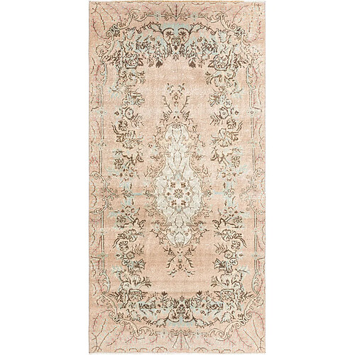 Vidal Tapis de laine 282x137 brun Ultra Vintage