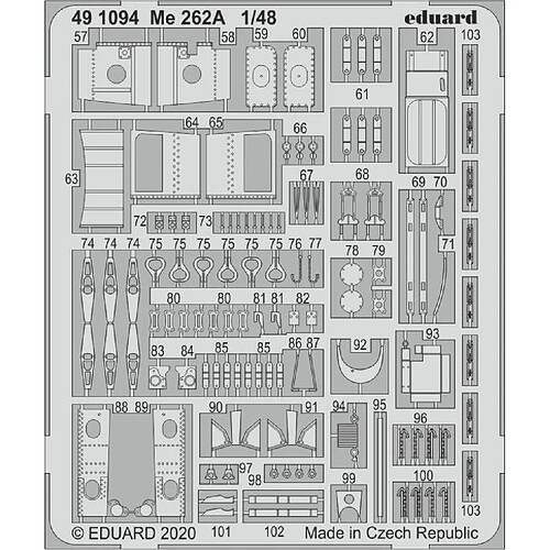 Me 262A for Hobby Boss - 1:48e - Eduard Accessories