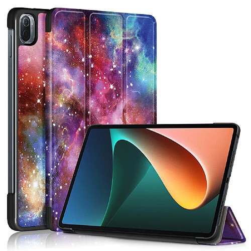 Etui en PU trois volets avec support galaxie pour votre Xiaomi Pad 5 Pro