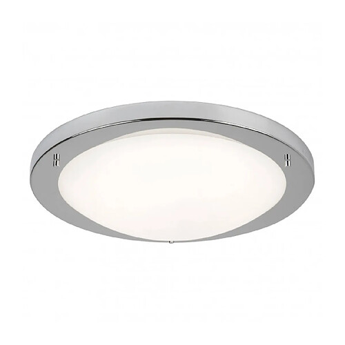 SEARCHLIGHT Plafonnier Led Flush - Argent satiné