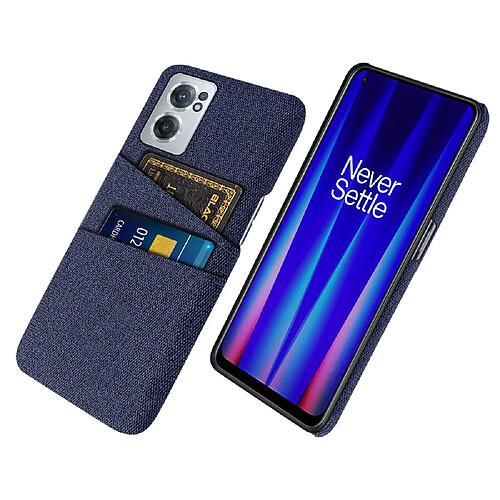 Coque en TPU anti-chocs avec porte-cartes, bleu pour votre OnePlus Nord CE 2 5G