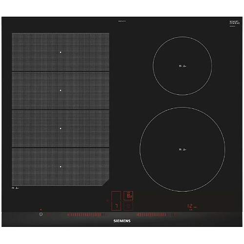 Table de cuisson à induction SIEMENS EX675LEC1E Noir