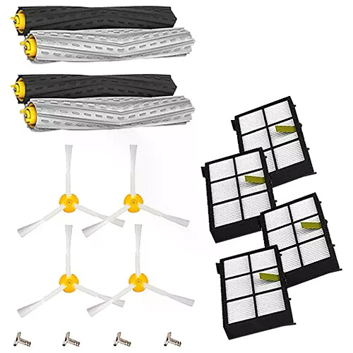 Kit de filtres et brosses HEPA pour aspirateur Robot IRobot Roomba, accessoires pour séries 800 900 860 870 880 890 960 980 990