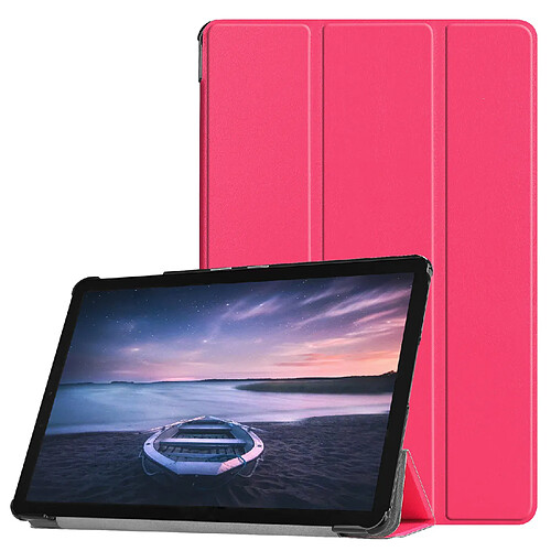 Etui Samsung Galaxy Tab S4 Wifi - 4G/LTE Smartcover pliable rose Style Cuir avec stand - Housse coque de protection Galaxy Tab S4 10,5 pouces 2018 T830 / T835 - Accessoires tablette pochette XEPTIO : Exceptional Smart case !