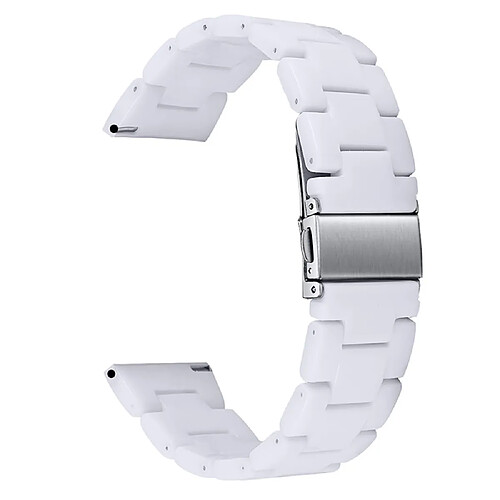 Bracelet en résine 20mm, blanc pour votre Garmin Vivoactive 3/Vivoactive 3 Music/Venu