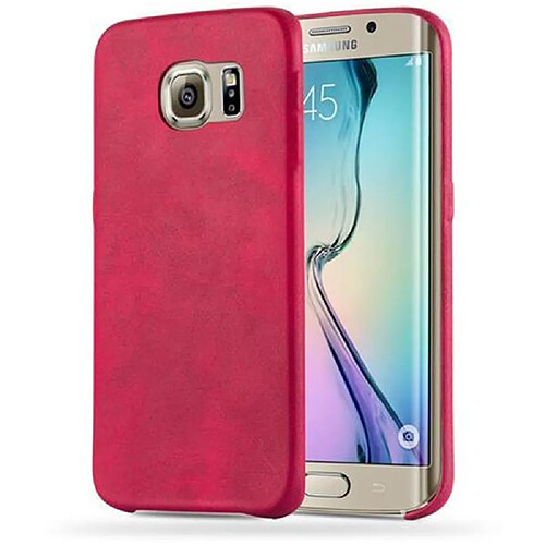 Cadorabo Etui Samsung Galaxy S6 EDGE en Rouge Coque