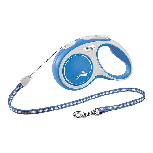 Laisse pour Chien Flexi NEW COMFORT 8m Bleu Taille M