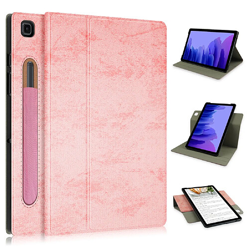 Etui en PU avec support rose pour votre Samsung Galaxy Tab A7 10.4 (2020)