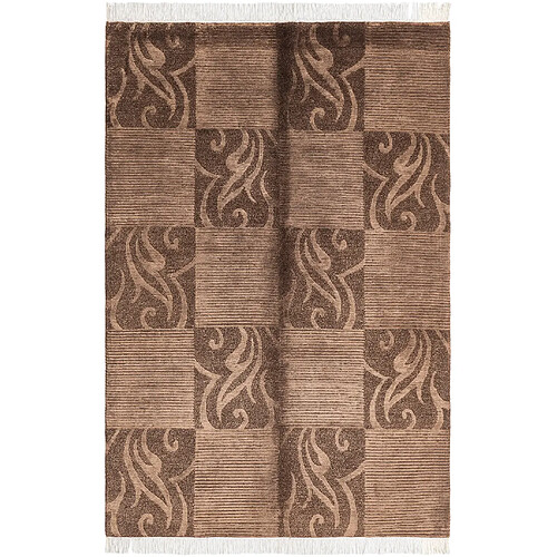 Vidal Tapis de laine 183x122 brun Darya