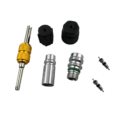 Bouchon Du Système De Remplissage Ac Service De Valve Clé Kit Schrader Core Remover Accessoire