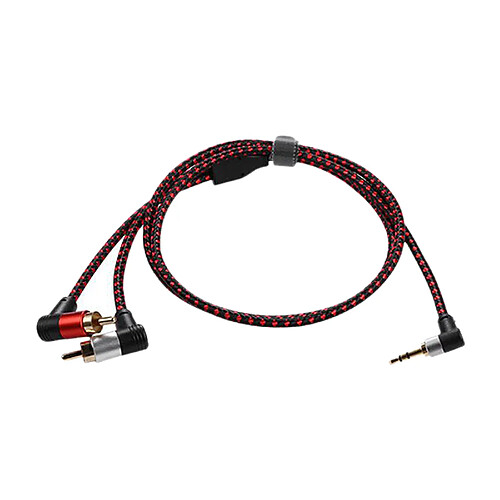 3,5 Mm Mâle à 2 RCA Mâle Câble Audio Stéréo Câble Adaptateur Séparateur Y 3 Mètres