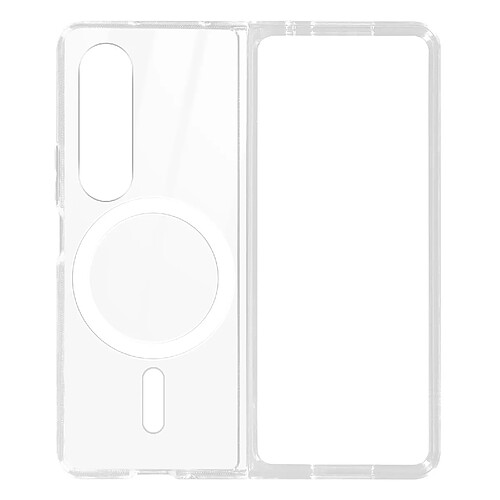 Avizar Coque MagSafe pour Samsung Galaxy Z Fold 4 Rigide série Crystal Mag Transparent