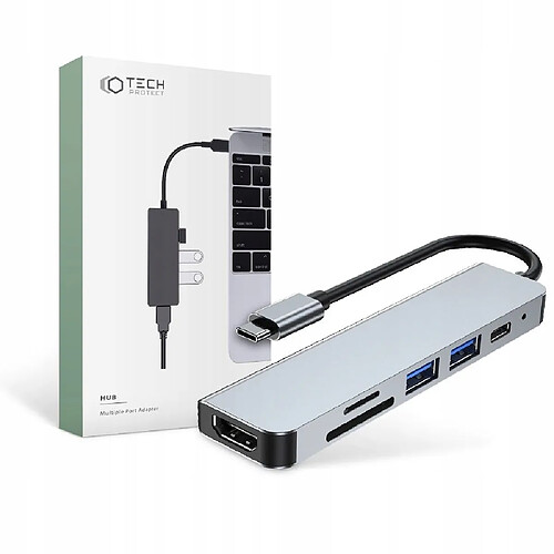 GUPBOO ADAPTATEUR HUB USB TYPE-C USB-C HDMI SD TF POUR MACBOOK,JL728