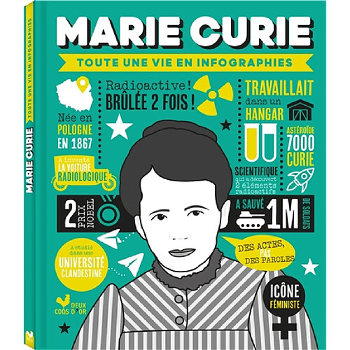 Marie Curie : toute une vie en infographies