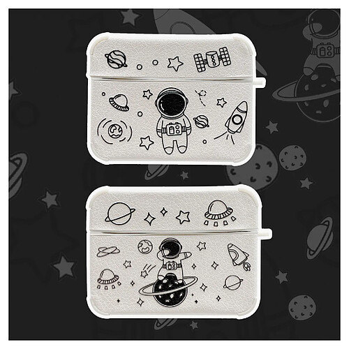 GUPBOO Airpods Coque Housse Étui Protecteur Compatible pour AirPods 3-astronaute, dessin animé, femme