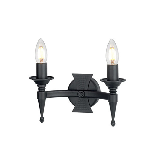 Elstead Lighting Applique murale Saxon Noir